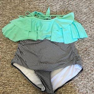 Coco ship high waisted bathing suit two piece